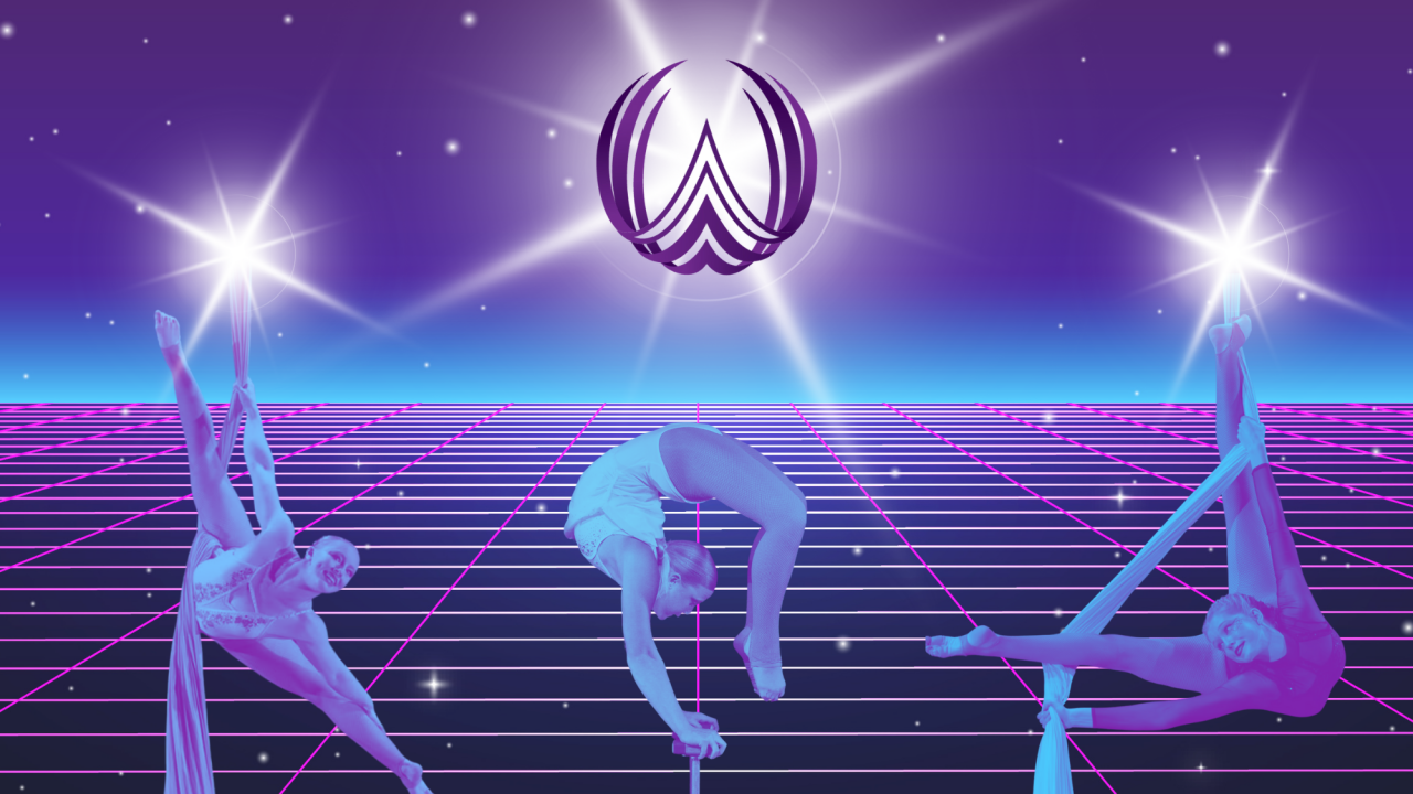 Aerial Angels Cirque Central | Back to the 80's