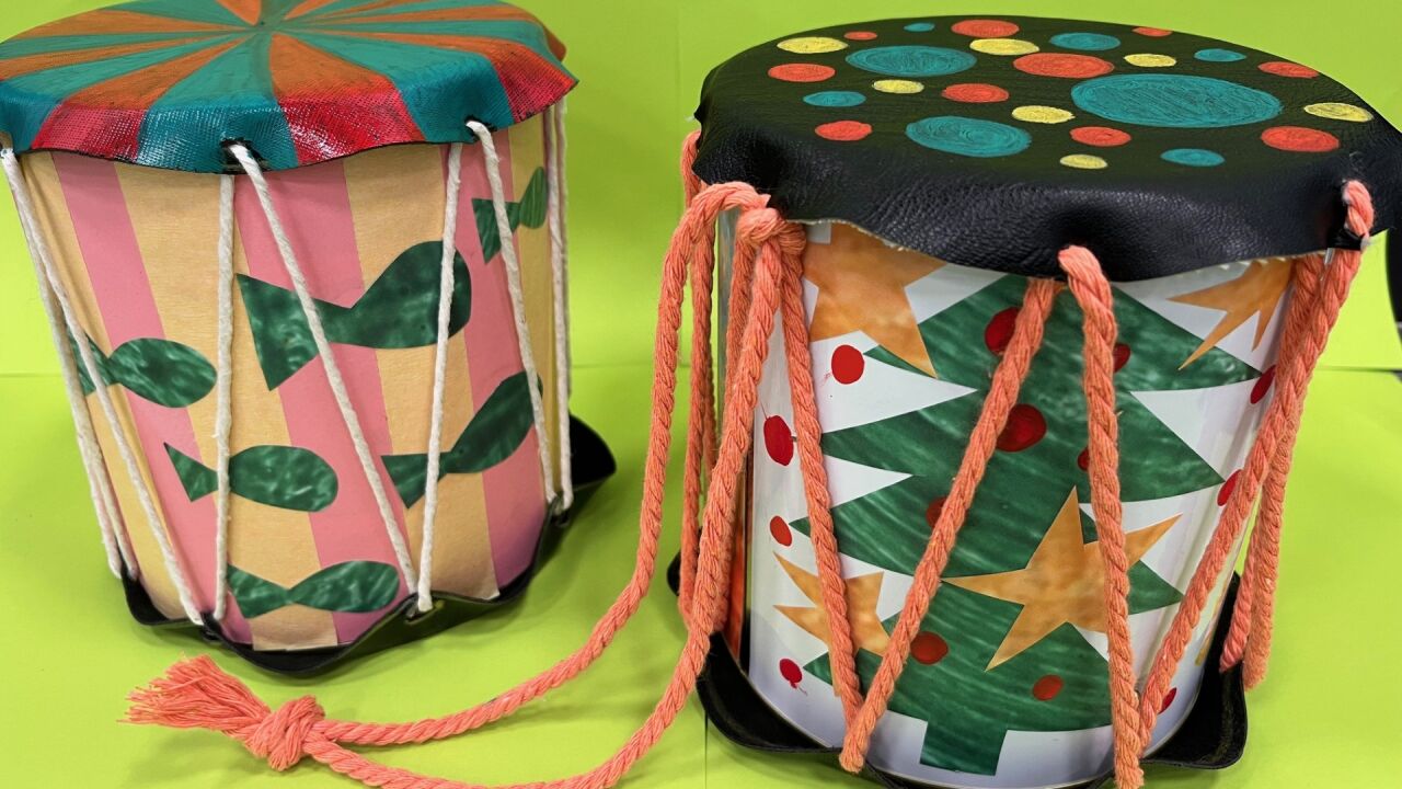 Little ArtLab | Ken Done Christmas Drums