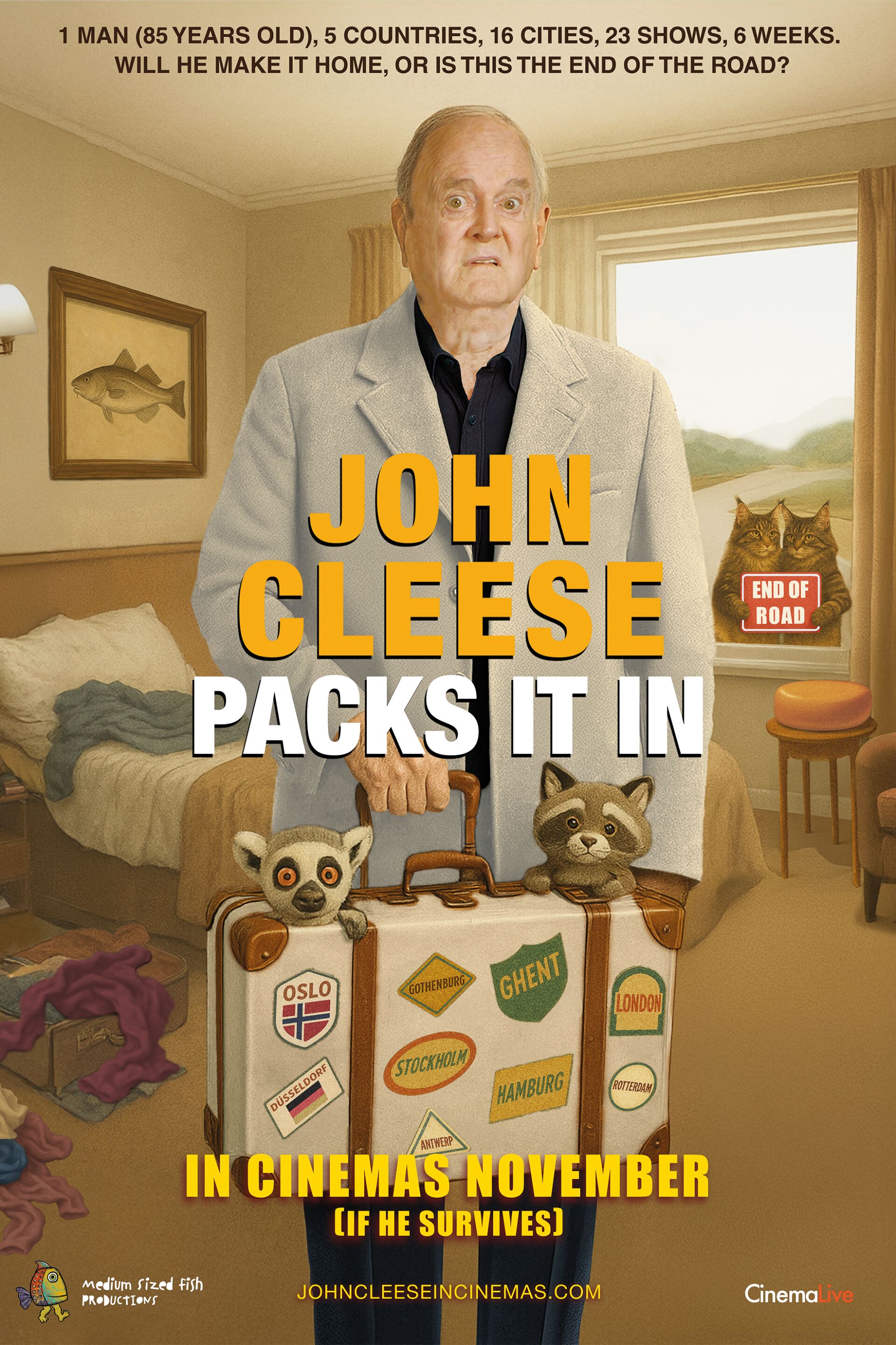 John Cleese Packs It In