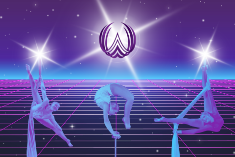 Aerial Angels Cirque Central | Back to the 80's