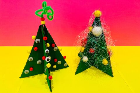 December Little ArtLab | Table Top Trees