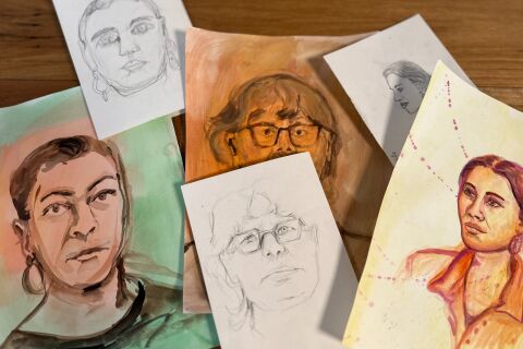 Portraiture | Painting from real life Student Workshops