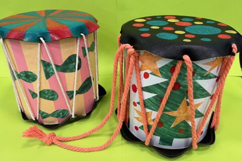 Little ArtLab | Ken Done Christmas Drums