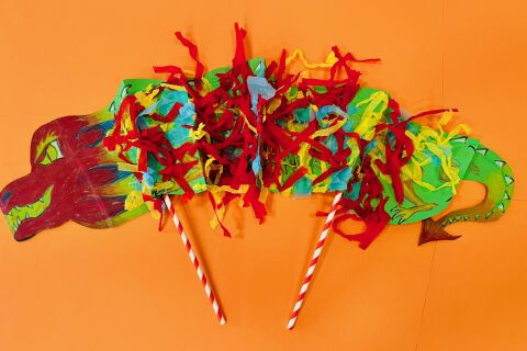 Little ArtLab – Dragon Puppets