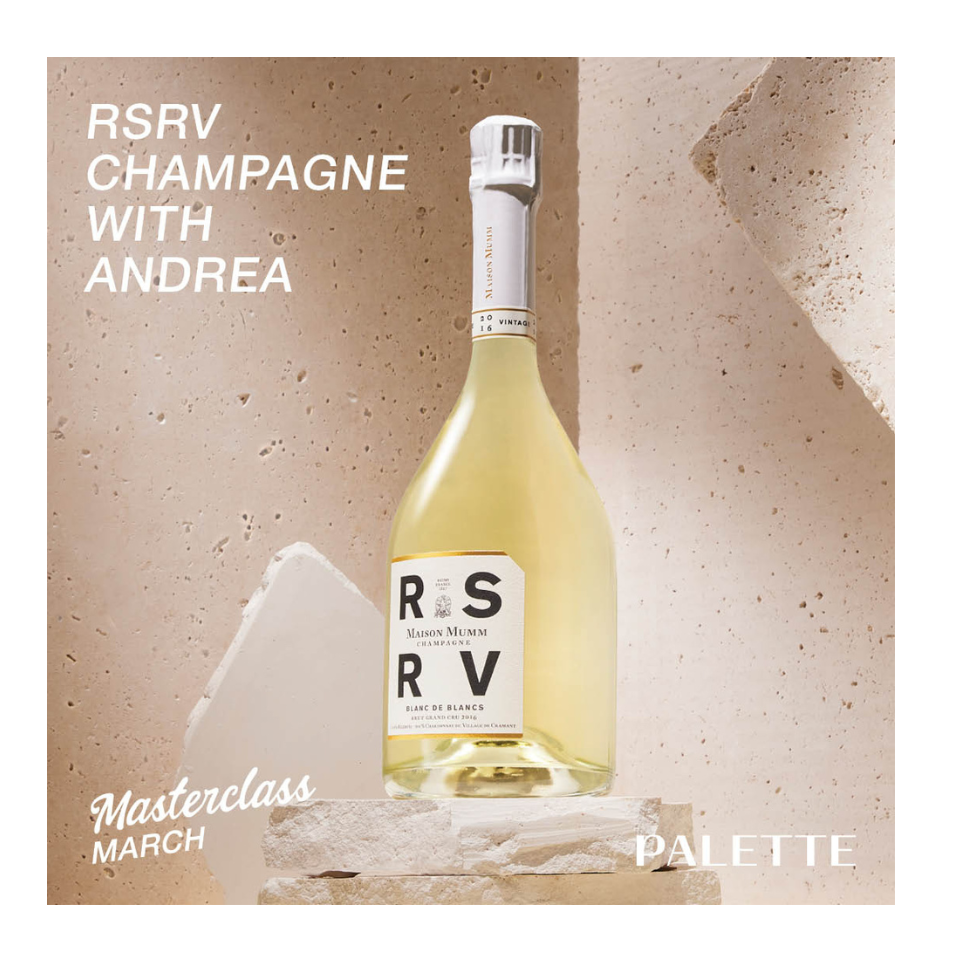 RSRV Champagne Masterclass with Andrea